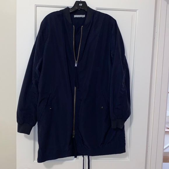 Vince long nylon bomber navy - Picture 4 of 7
